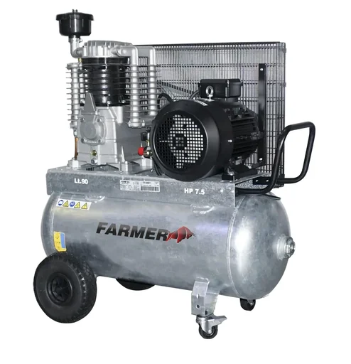 "Compressor 890-90 Z PRO-400 Volt 10 bar, galvanized image"