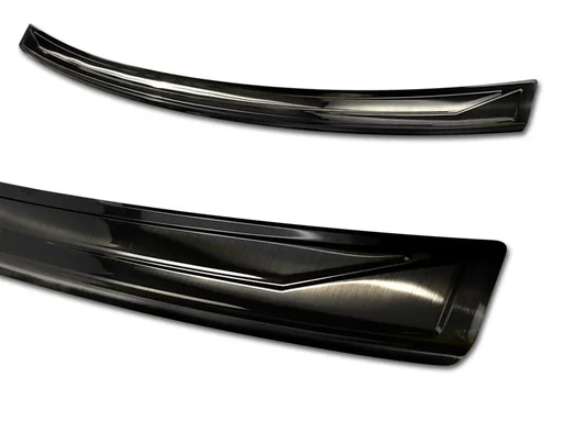 "Stainless steel loading sill protector, Seat TARRACO, 2018>. OEM quality, brushed, soft, deburred edges. image"