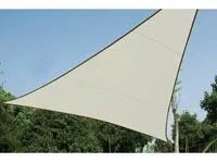 "Garden sun sail triangle 3.6 x 3.6 x 3.6 m Color: Cream image"