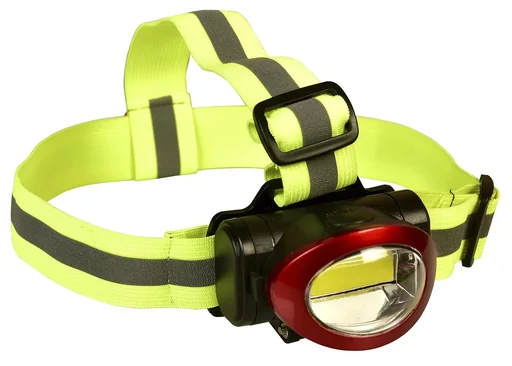 "Headlamp with COB LED and rear light image"
