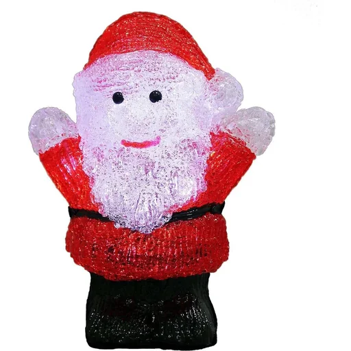 "Santa Claus LED figure - with batteries - 14x9x18cm image"