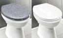 Toilet seat OTTANA granite-colored