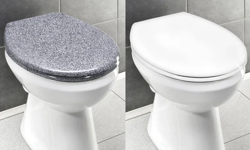 "Toilet seat OTTANA granite-colored image"