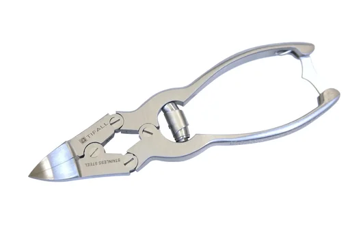 "Nail pliers side cutters with double transmission, riveted image"