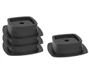 Stackable support plates, 4 pieces