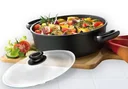 Casserole dish with glass lid, 28 cm, 8 cm high