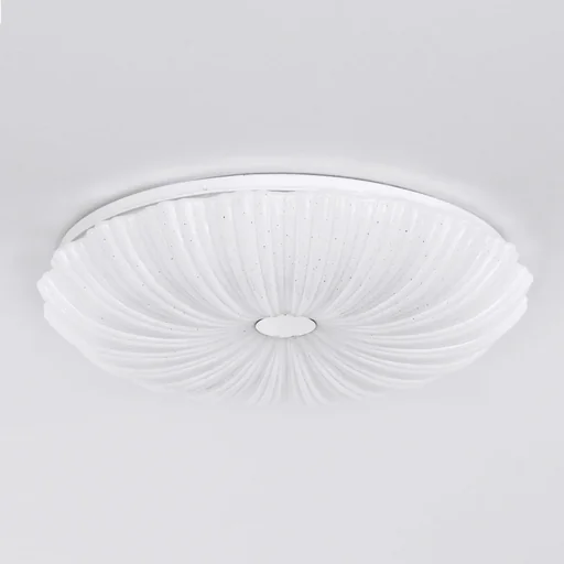 "LED wall/ceiling light SHINING CORAL 24W with light temperature change + sleep timer + remote control Ø490 mm DIM image"