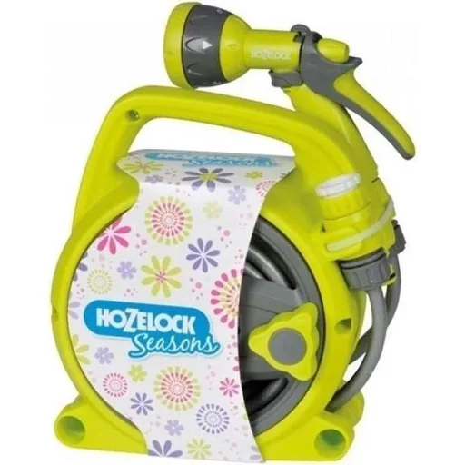 "Pico Reel Lime - 10-meter reel with connectors and nozzle with 5 spray positions image"