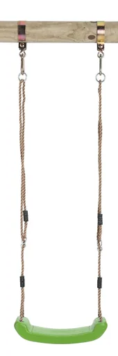 "Plastic swing in green image"