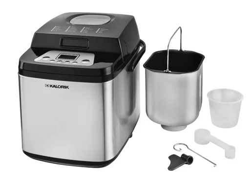"Bread maker, stainless steel with 19 automatic programs image"