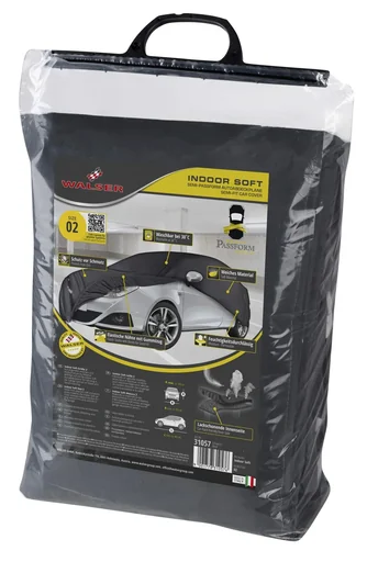 "Car cover indoor soft - size 2 - 401x455x140cm - PES - elastane image"