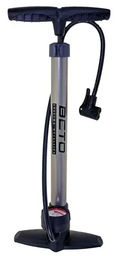 "High-pressure floor air pump with pressure gauge image"