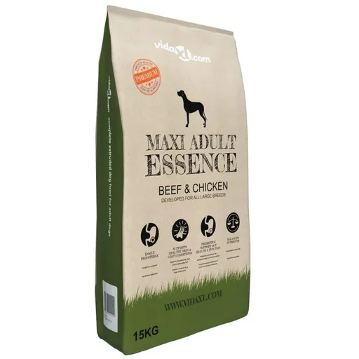 "Premium dry dog ​​food Maxi Adult Essence Beef & Chicken 15kg image"