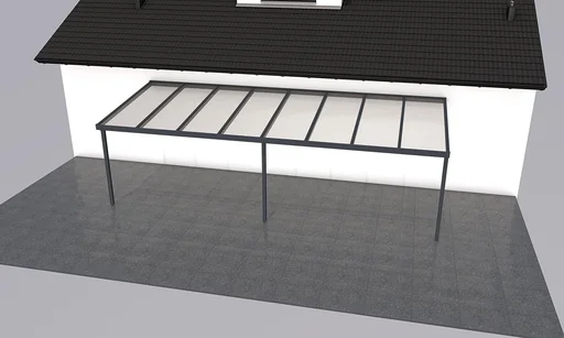 "Patio roof Premium, anthracite, 8125 x 3060 mm - Klima blue image"