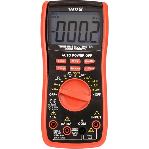 "Multimeter with RMS function - automatic range image"