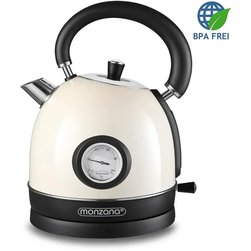 "Electric Retro Kettle 1.8 L / 2200 W - Cream image"