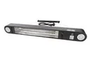 Patio heater wall or ceiling mounting 1500 W with LED lighting