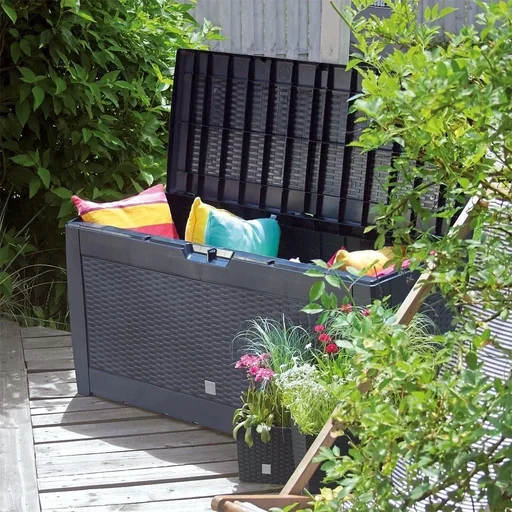 "Storage box anthracite 119x48x60cm image"