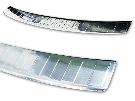 "Stainless steel loading sill protection, Audi A6 - C8 Avant, 2018> OEM quality with soft, deburred edges image"