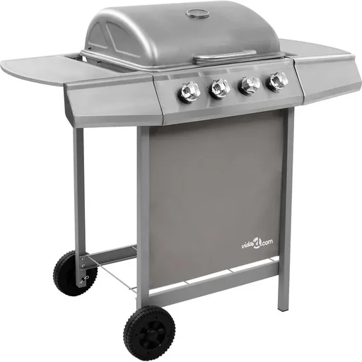 "Gas grill with 4 burners silver image"