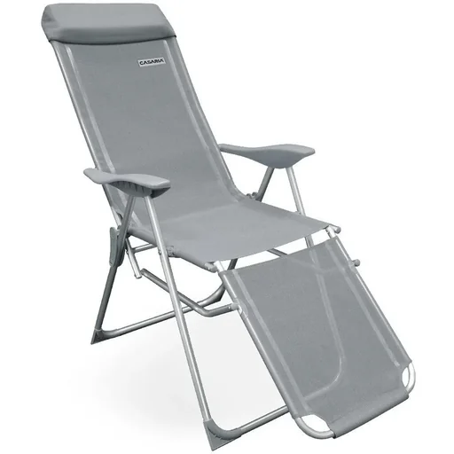 "Garden chair with high backrest, anthracite-colored aluminum, set of 2 image"