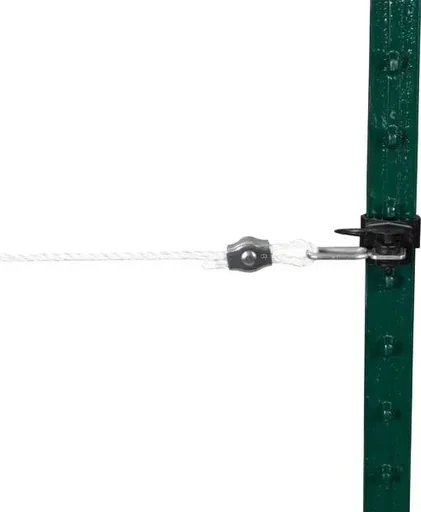 "Hanging brackets for T-posts, single, 3 pieces - Electric fence accessories image"