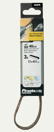 "Sanding belts K60 for power file KA900E, 13 x 455mm, set of 3 image"