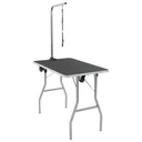 Portable dog changing table with wheels