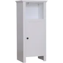Bathroom cabinet bathroom furniture bathroom cabinet wall cabinet 3 x compartment wood white 40 x 30 x 90 cm