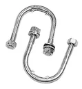 Mounting bracket for stainless steel drinking bowls