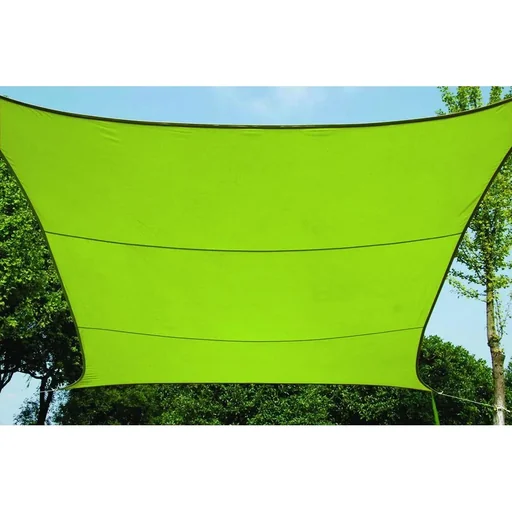 "Sun sail - square - 3.6 x 3.6 m - lime green image"