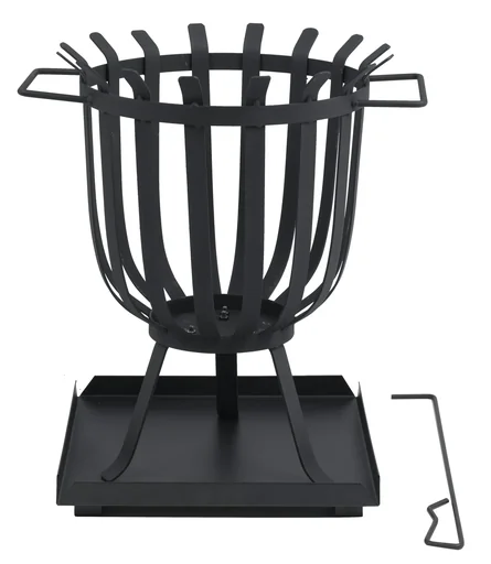 "Fire basket "Brentwood" - approx. 36 cm Ø, black image"