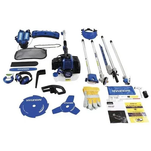 "5-in-1 multifunctional cutting machine with 2-stroke petrol engine image"