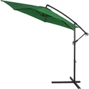 Parasol aluminum Ø 300cm green with UV protection 40+