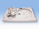Ready-made Garmisch terrain - 75.5 x 51 cm, approx. 13 cm high, made of structural hard foam, N gauge, including track plan