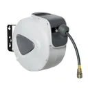 Air hose reel with automatic rewinding hose reel hose box 10 m hose wall mounting for garden 180°