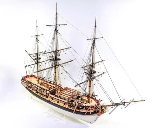 "HMS Sphinx 1775 kit in 1:64 scale image"