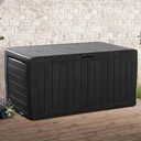 Storage box Marvel Plus anthracite 117x45x57cm with wheels