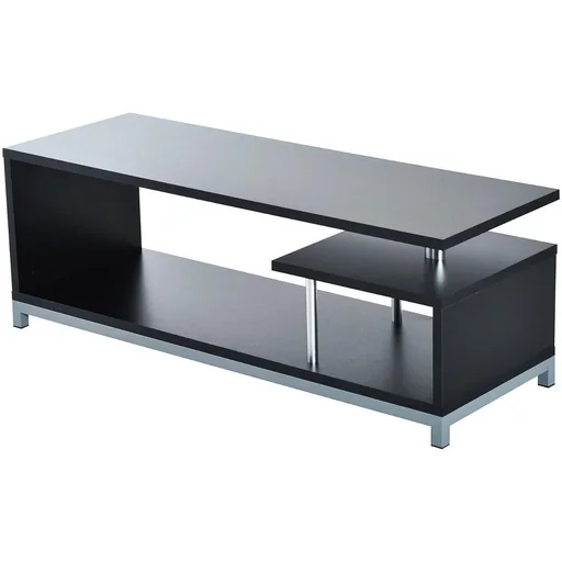 "TV table TV lowboard sideboard side table black image"