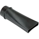 Flat dust extraction nozzle