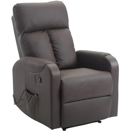 "Massage chair with heat and reclining function image"