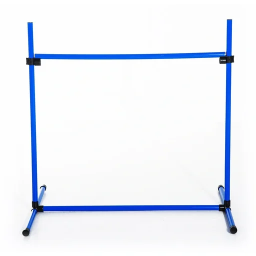 "Agility Hurdle Set Slalom Poles Dog Training 4 x Hurdles Set Blue image"