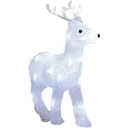 Christmas decoration Christmas lighting 3D illuminated reindeer - LED reindeer 25 x 9 x 32 cm