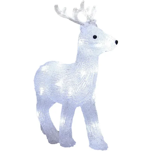 "Christmas decoration Christmas lighting 3D illuminated reindeer - LED reindeer 25 x 9 x 32 cm image"