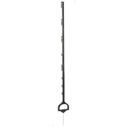 "Plastic posts with riser pipe, 158 cm, green, 5 pieces image"