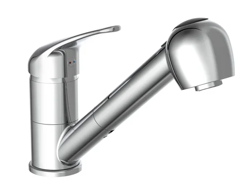 "SUPRA sink faucet, chrome, with pull-out spray head image"