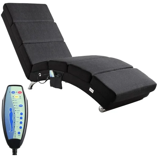 "Lounger with massage and heating function INCLUDES remote control image"
