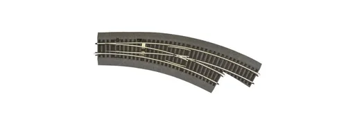"Curved switch right BWr3/4 for manual operation, with bedding image"