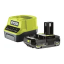 Battery starter set RC18120-120, with 1 x 2.0 Ah battery and quick charger