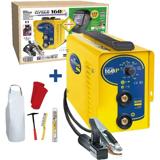 "GYSMI 160P welding inverter, ready to weld beam image"